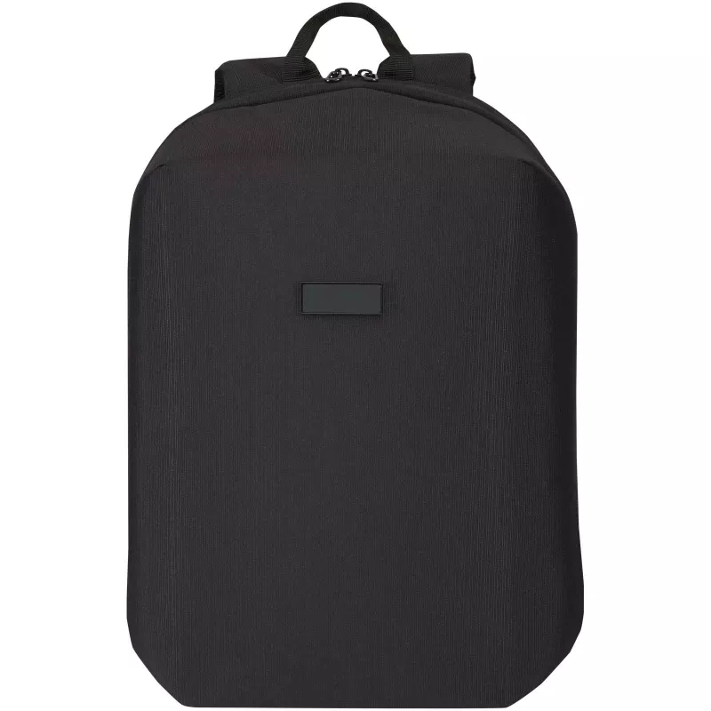 Luma plecak na laptopa z ekranem o przekątnej 15 cali z płótna z recyklingu z certyfikatem GRS o pojemności 10 l - Czarny (13011090)