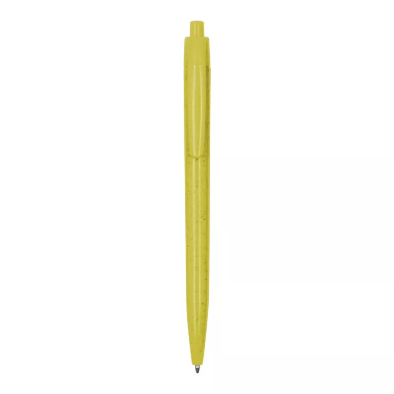Długopis ze słomy pszenicznej | Joan - żółty (V1979-08)