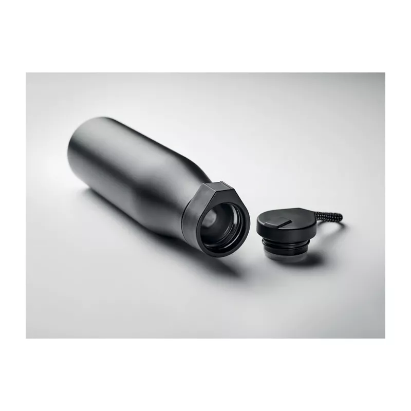Butelka termiczna z magnetyczną pokrywką 600 ml URSUS - Czarny (MO6376-03)