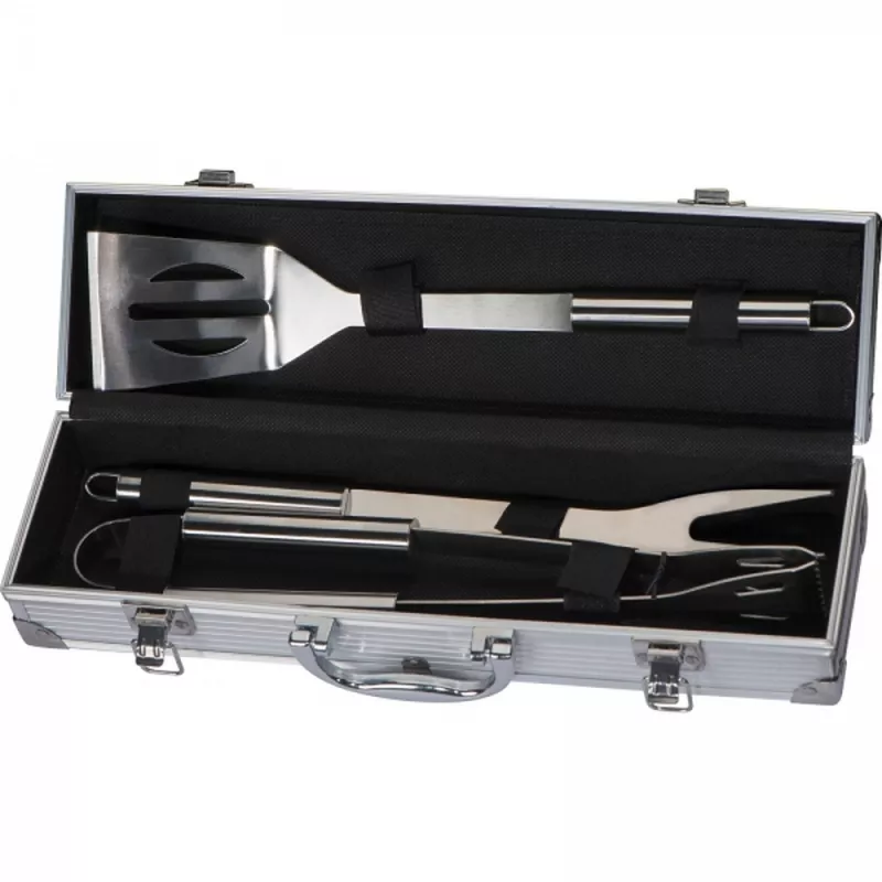 Zestaw do grilla GAVIN - szary (8064807)