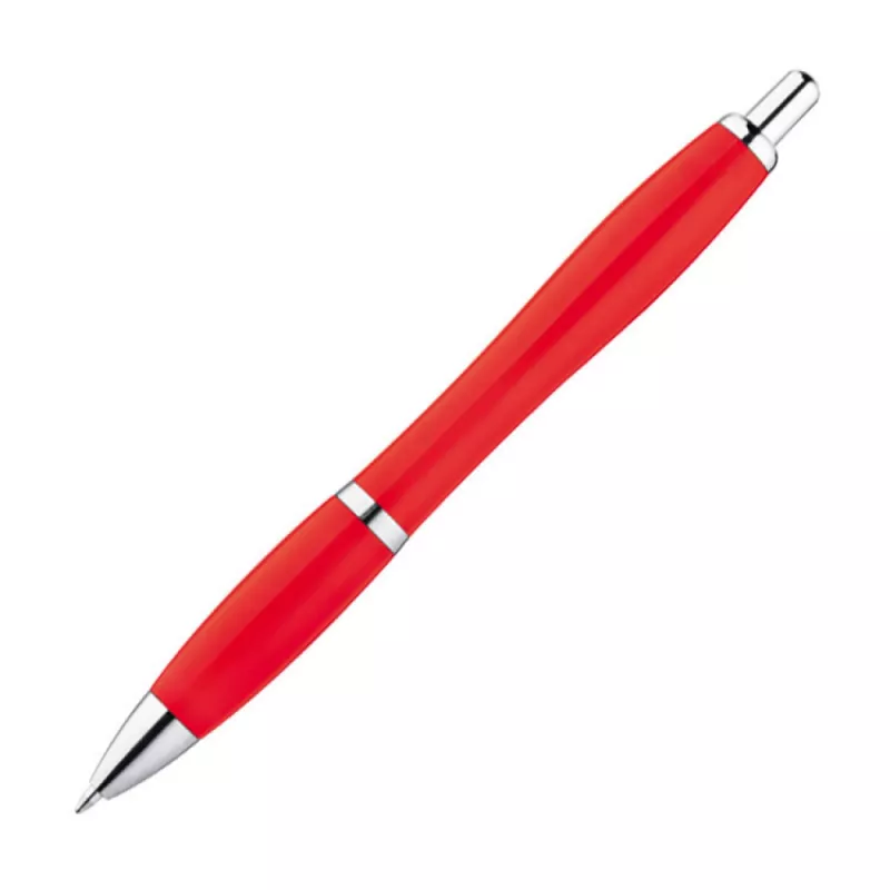 Plastikowy długopis reklamowy WLADIWOSTOCK (jednolity kolor) - czerwony (1167905)
