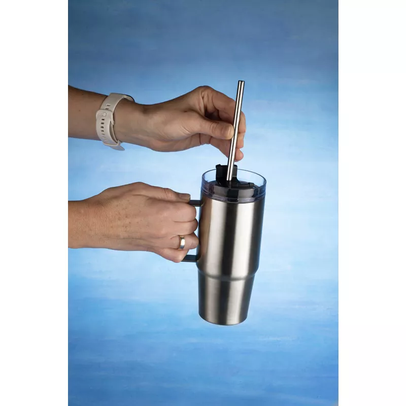 Kubek termiczny TORIN 450 ml - srebrny (16064-00)