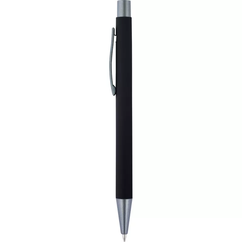 Długopis metalowy z lustrzanym grawerem - czarny (V1916-03)