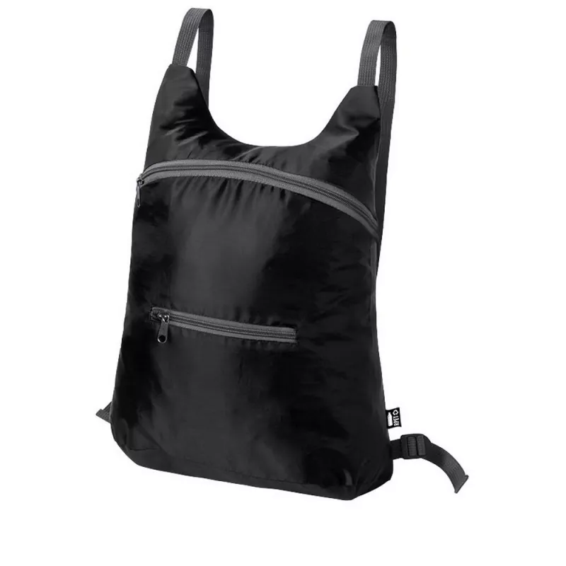 Składany plecak RPET - czarny (V8245-03)
