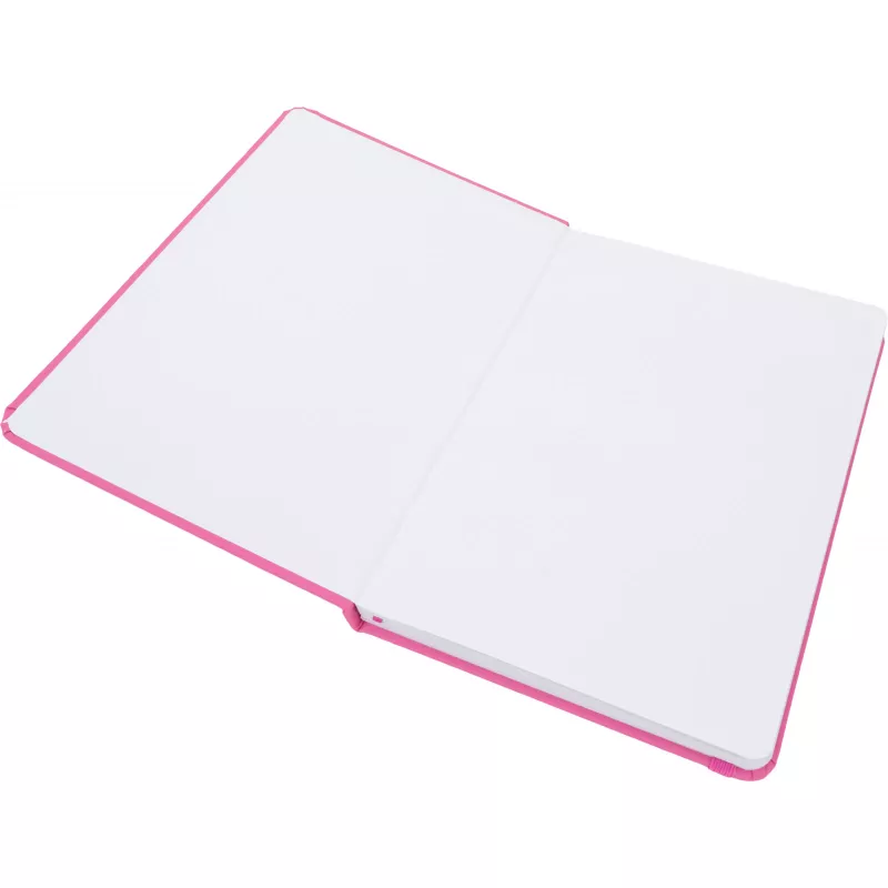 Notatnik A5 w linie z materiałów z recyklingu DOMINIK - różowy (2526111)