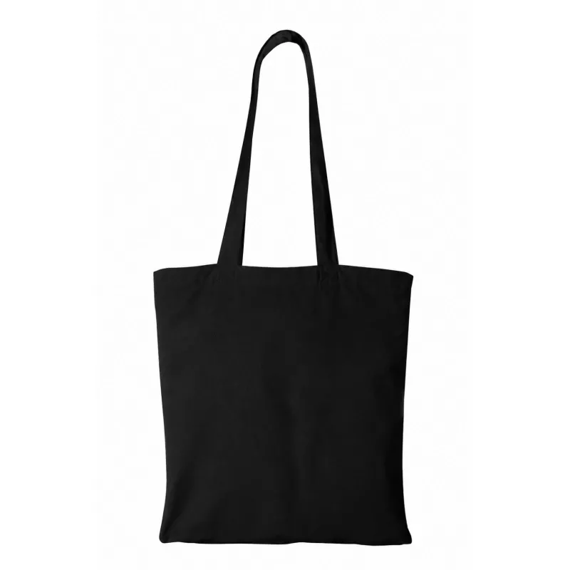 Torba bawełniana  270 g/m², 38 x 42 cm, płaska - czarny (TORBA-270G-CZARNA)