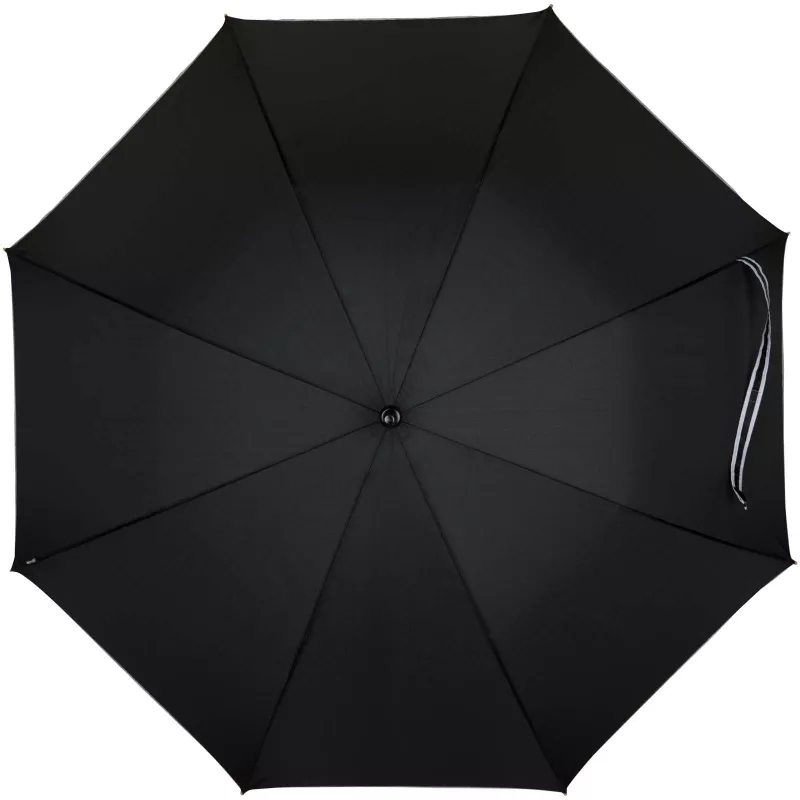 Parasol Norman 30 cali, wykonany z tworzywa sztucznego, odporny na wiatr  - Czarny (13016390)