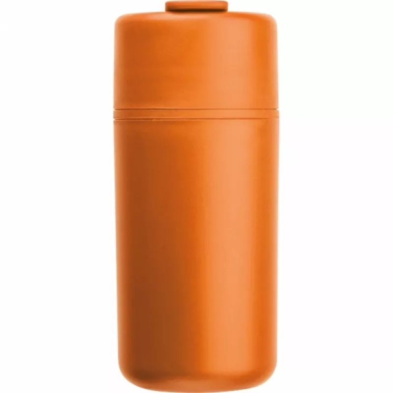 Kubek z podwójnymi ściankami GENOA 500 ml - pomarańczowy (535410)