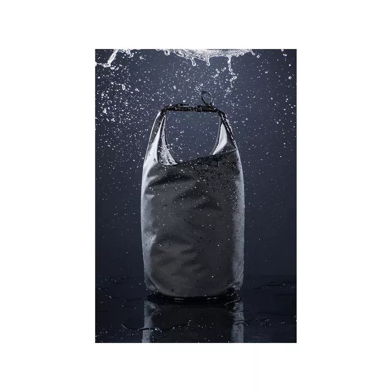 Worek wodoodporny gumowany XL 10 litrów DRY INSIDE - czarny (R08699.02)