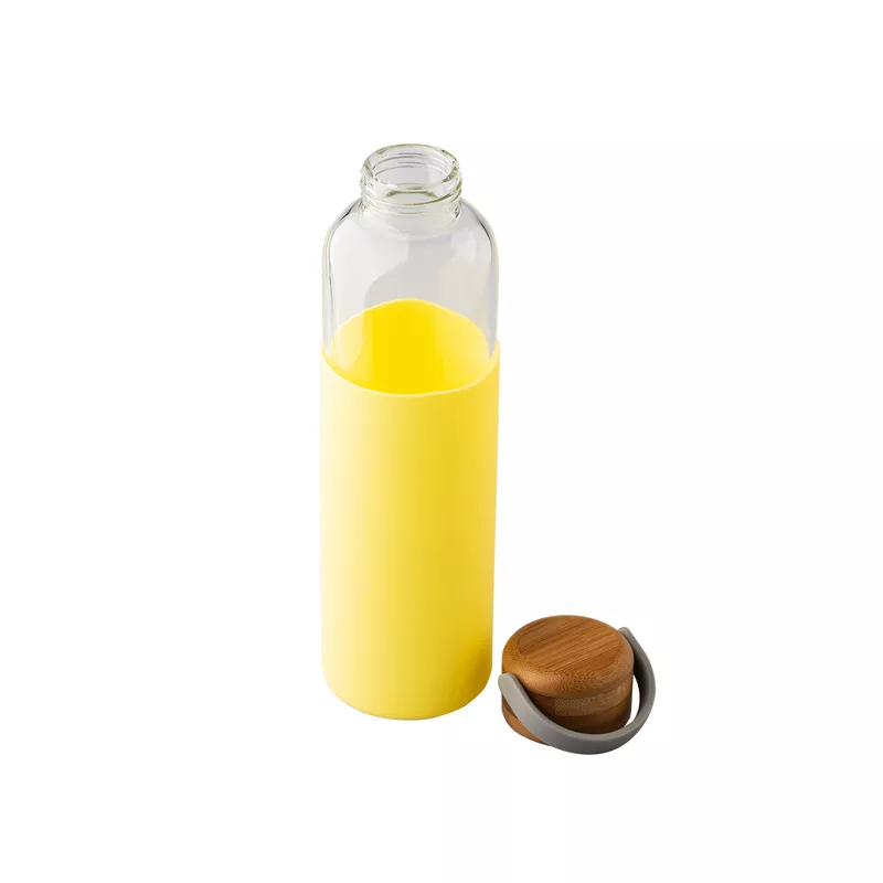 Szklana butelka Refresh 560 ml - żółty (R08272.03)