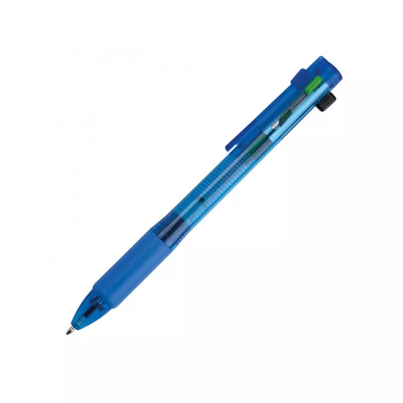Długopis plastikowy 4w1 NEAPEL - niebieski (078904)