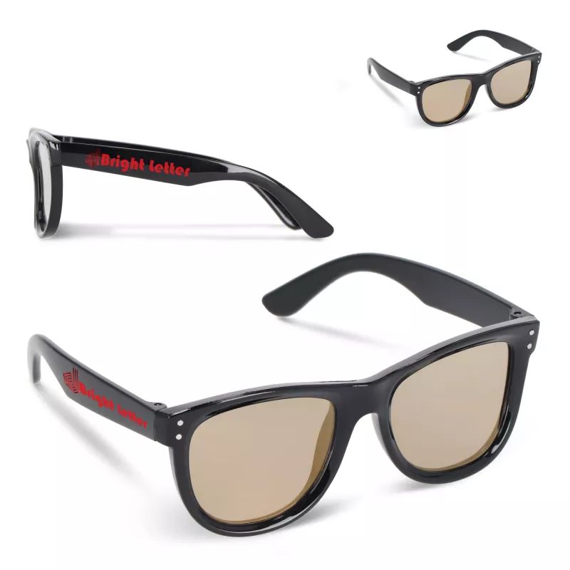 Okulary przeciwsłoneczne Dion R-PC UV400 - czarno / złoty (LT86734-N0206)