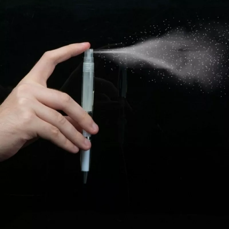 Długopis plastikowy z rozpylaczem CHARLEROI - biały (177606)