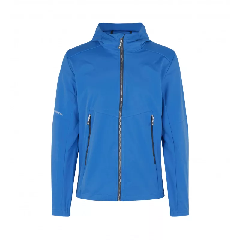 Kurtka ID softshell z kapturem/lekka 0836 185 g/m² - blue (0836-BLUE)