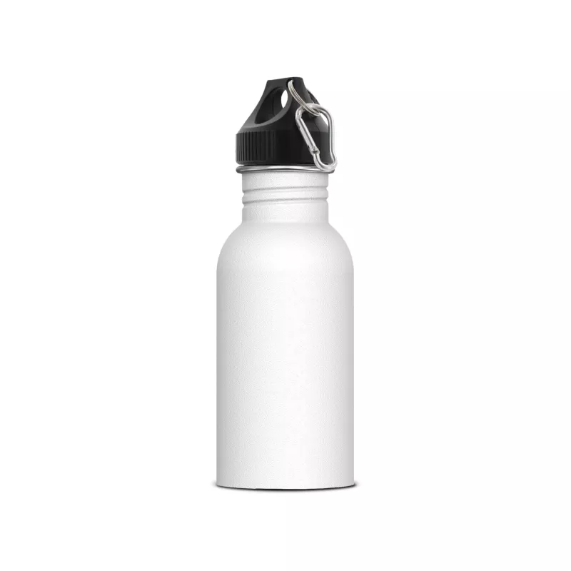 Butelka metalowa z pojedynczą ścianką Lennox 500ml - biały (LT98894-N0001)