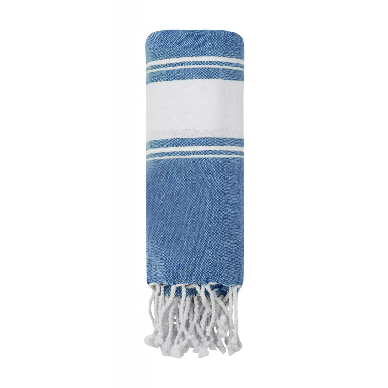 Ręcznik plażowy 90 x 180 cm Botari 80% bawełny / 20% poliestru - ciemno niebieski (AP733851-06A)
