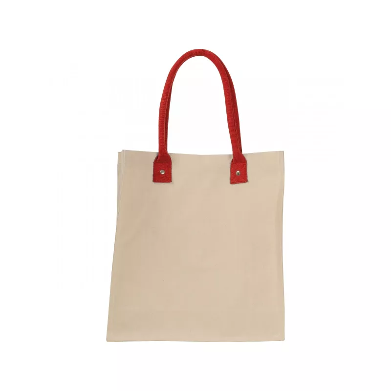 Torba płócienna z długimi uszami 320 g/m² 35x13x38cm - czerwony (6521805)