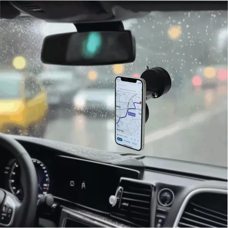 Uchwyt na telefon STRONG HOLD - czarny (56-0407128)