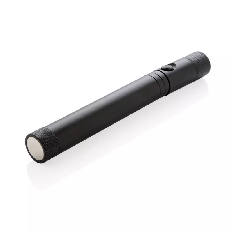 Latarka teleskopowa 3 LED z magnesem - czarny (P513.651)