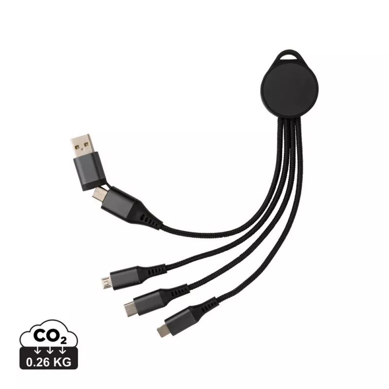 Kabel do ładowania 6 w 1 Terra - Brak koloru (P302.672)