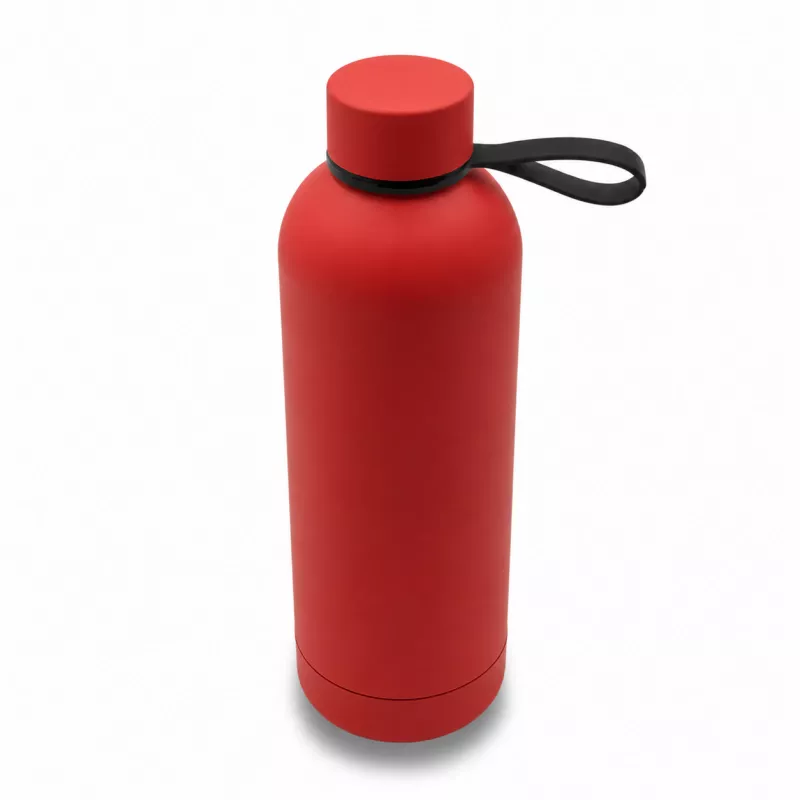 Butelka termiczna z uchwytem Mendoza Duo 500 ml - czerwony (R08993.08)