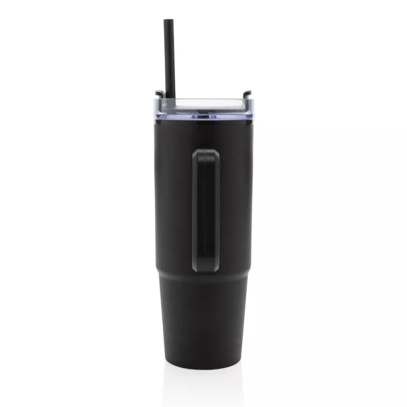 Kubek podróżny 900 ml Tana, plastik z recyklingu - czarny (P437.101)
