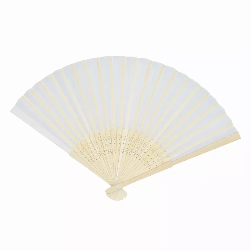 Składany wachlarz - biały (56-0906031)