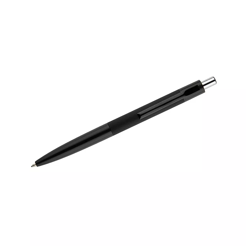 Długopis metalowy z powłoką soft touch i lustrzanym grawerem PAUL - srebrny (19746-00)