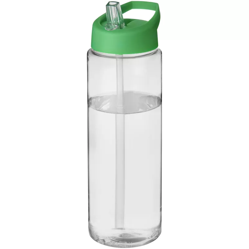 Bidon H2O Vibe o pojemności 850 ml z wieczkiem z dzióbkiem - Przezroczysty-Zielony (21009610)