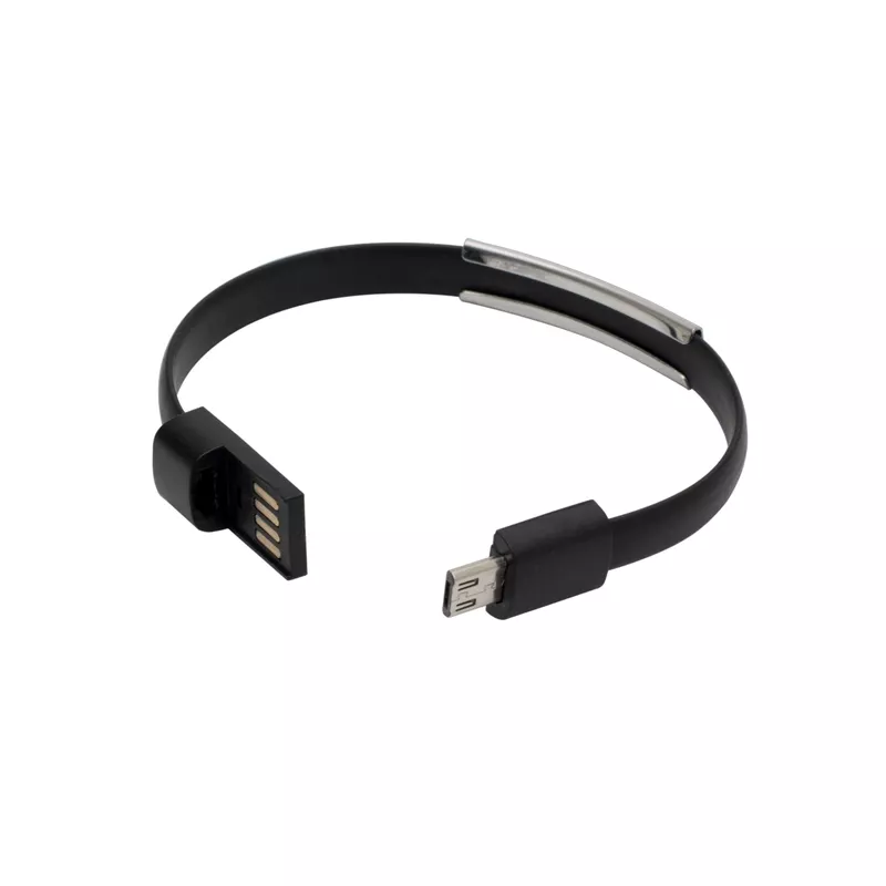 Bransoletka USB Bracelet - czarny (R50189.02)