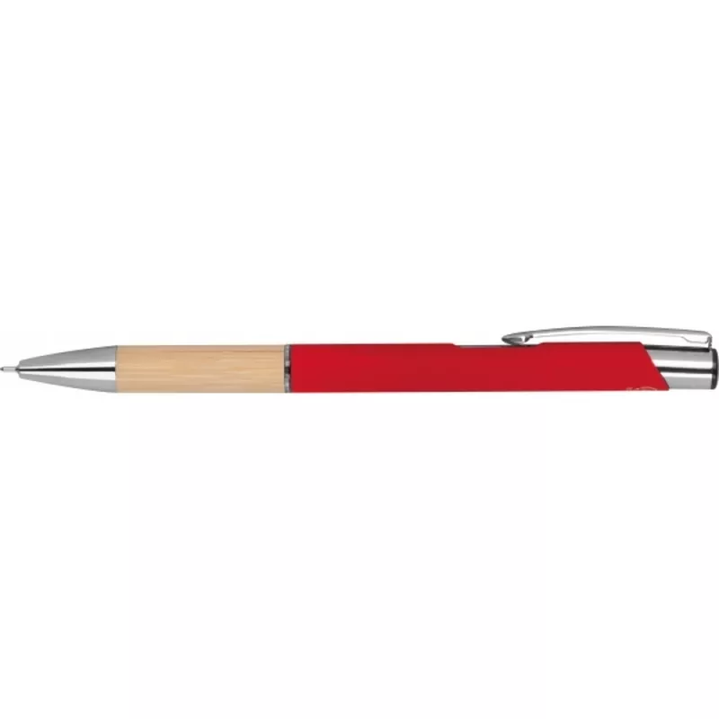 Długopis metalowy półżelowy NAPLES - czerwony (433305)