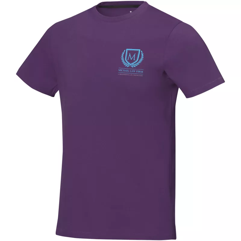 Męski T-shirt 160 g/m²  Elevate Life Nanaimo - Sliwkowy (38011-PLUM)