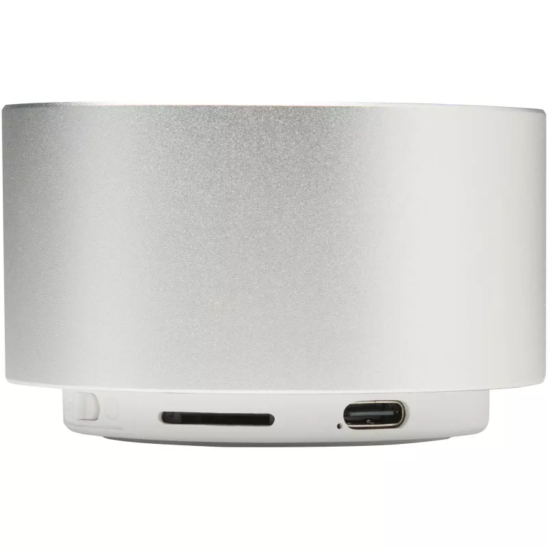 Ankaa bezprzewodowy głośnik Bluetooth® o mocy 3 W z recyklingowanego aluminium - Srebrny (12448681)