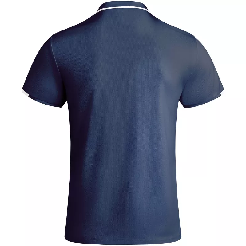 Tamil sportowa koszulka męska polo z krótkim rękawem - Biały-Navy Blue (R0402-NAVYBLUE-WHITE)