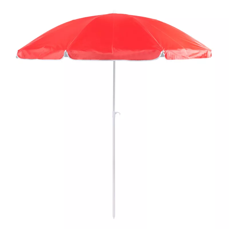 Parasol plażowy ø200 cm z pokrowcem Sandok - czerwony (AP781658-05)