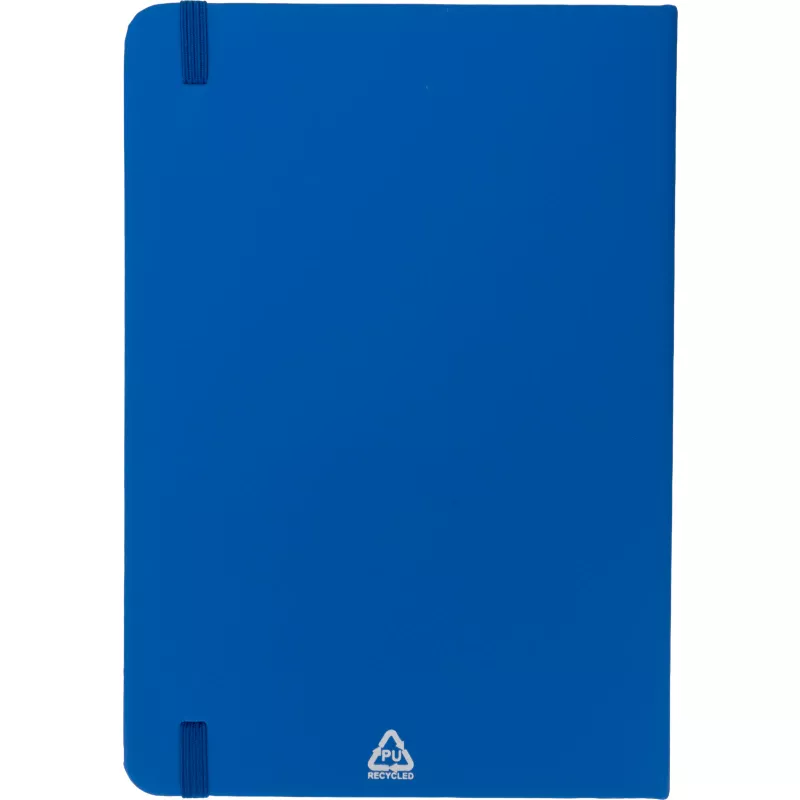 Notatnik A5 w linie z materiałów z recyklingu DOMINIK - niebieski (2526104)