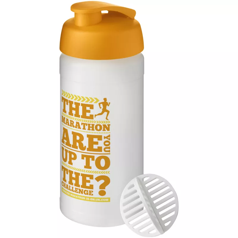 Shaker Baseline Plus o pojemności 500 ml - Pomarańczowy-Szroniony bezbarwny (21070231)
