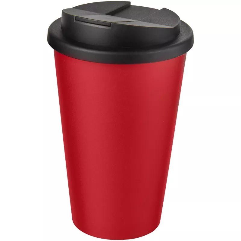 Americano® 350 ml tumbler with spill-proof lid - Czarny-Czerwony (21069520)