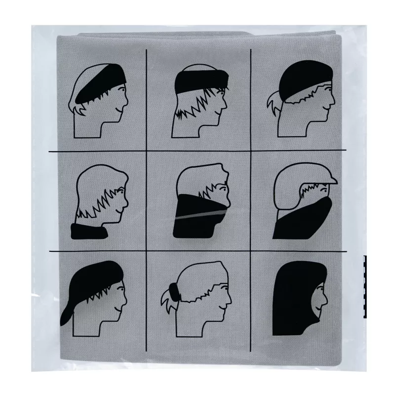 Wielofunkcyjne nakrycie głowy - szary (56-0702327)