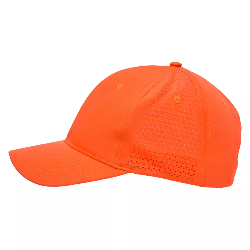 Czapka z daszkiem RIPSTOP z perforowanymi bocznymi panelami 150 g/m² #3977 - Pomarańczowy (HW-3977-ORANGE)