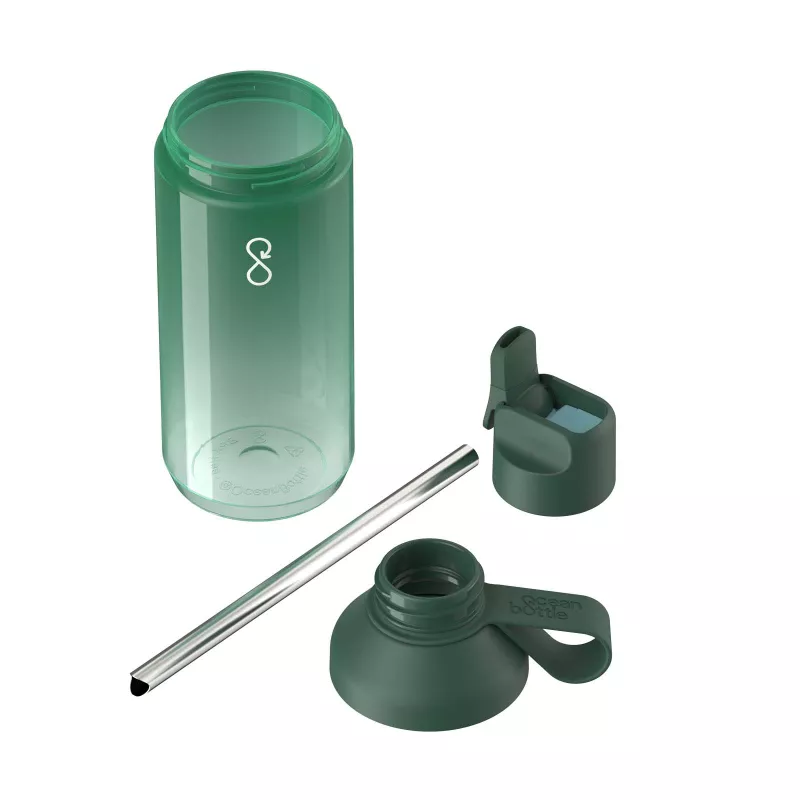 Bidon na wodę Ocean Bottle GO Clear 710 ml - Leśny zielony (10094264)