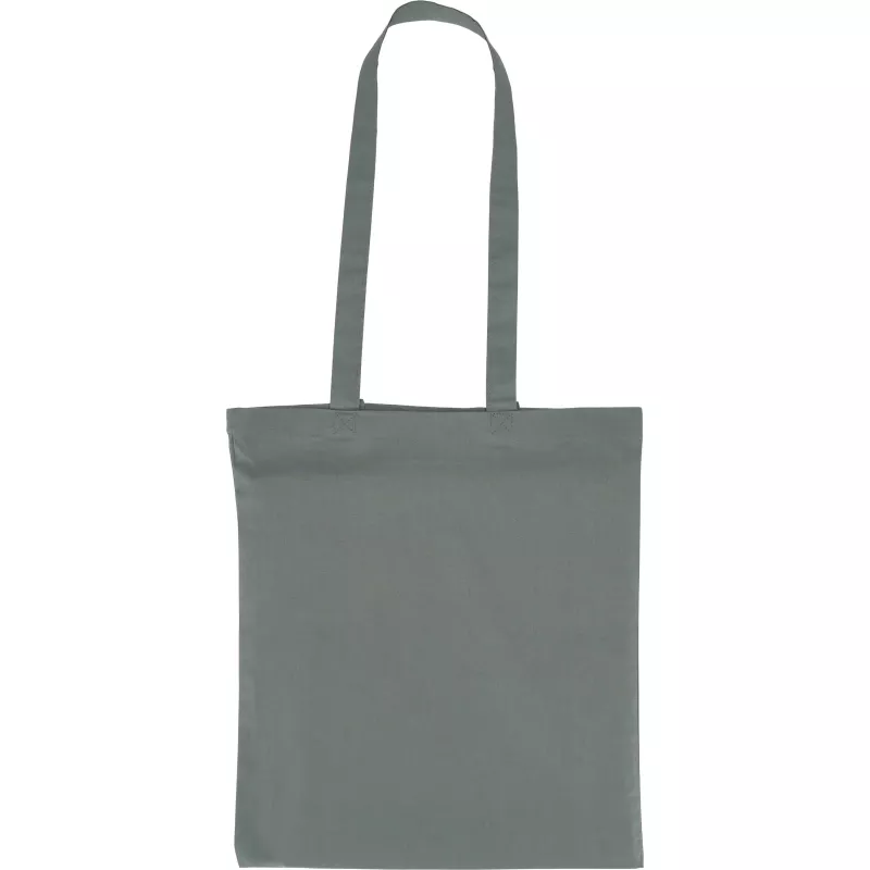 Torba bawełniana z długimi uszami 140 g/m2 COPENHAGEN - ciemnoszary (088077)
