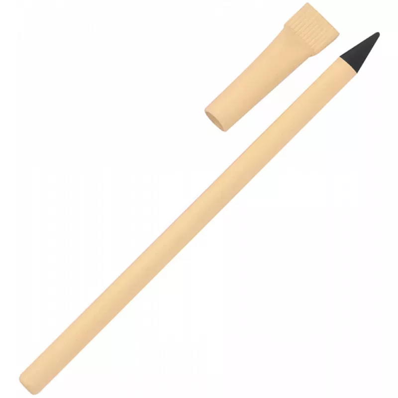 Wieczny ołówek z papieru z zatyczką - beżowy (1364813)