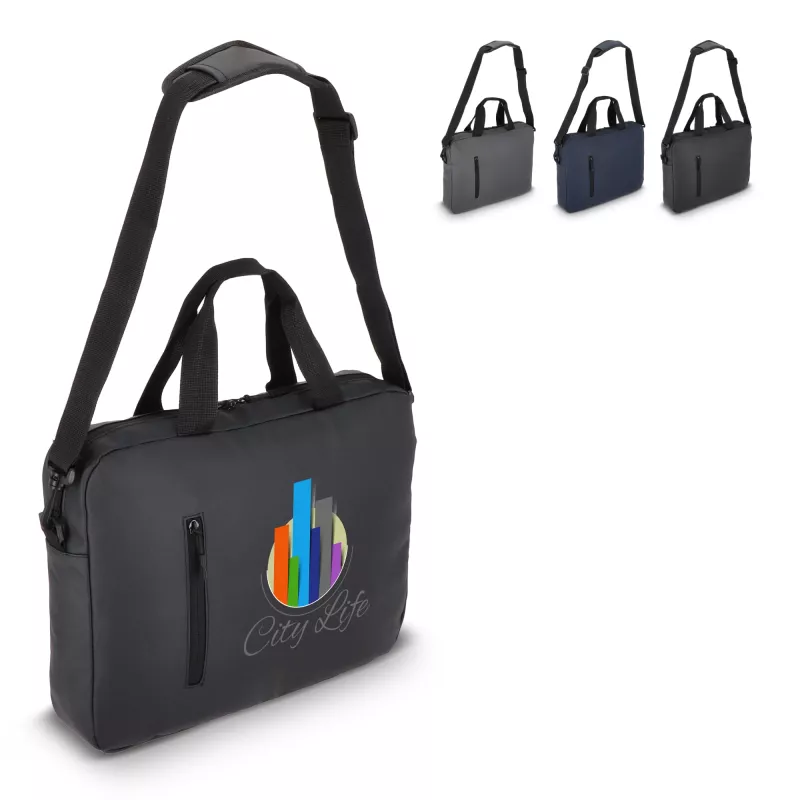 Torba na laptopa PU SoMa Messenger Bag 28 x 38 x 5 cm - czarny (LT95341-N0002)