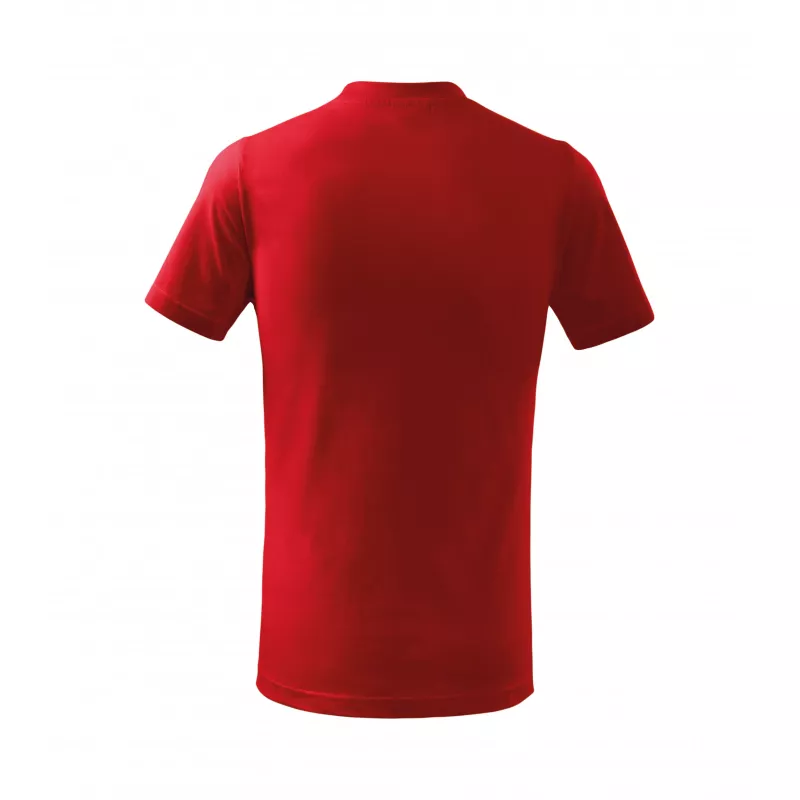 Koszulka bawełniana dziecięca 160 g/m²  BASIC 138 - Czerwony (ADLER138-CZERWONY)