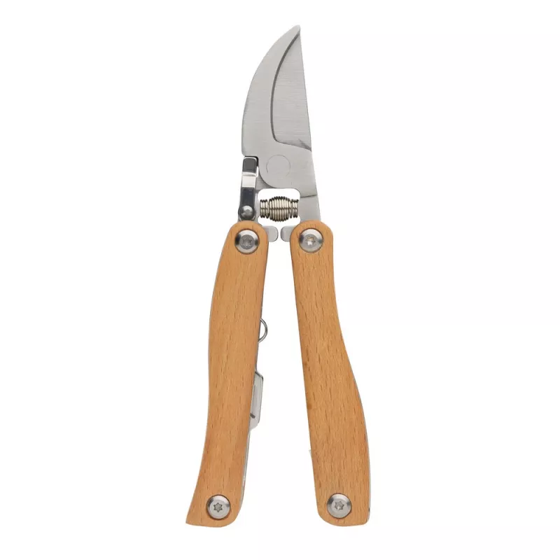 Drewniane, ogrodowe narzędzie wielofunkcyjne - brązowy (P221.309)