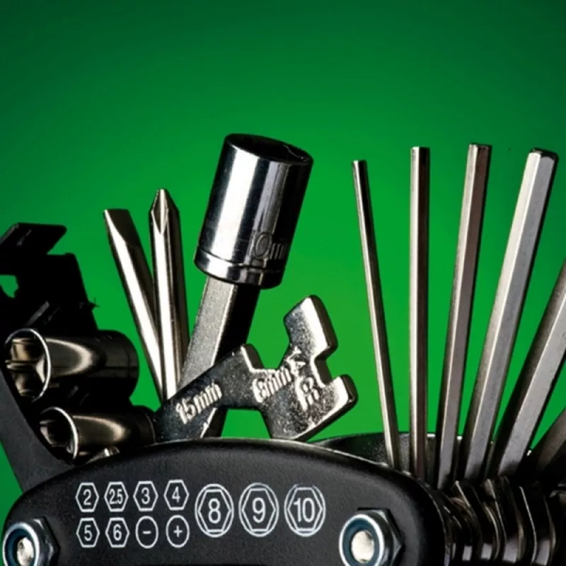 Zestaw narzędzi rowerowych MINNEAPOLIS - czarny (800103)