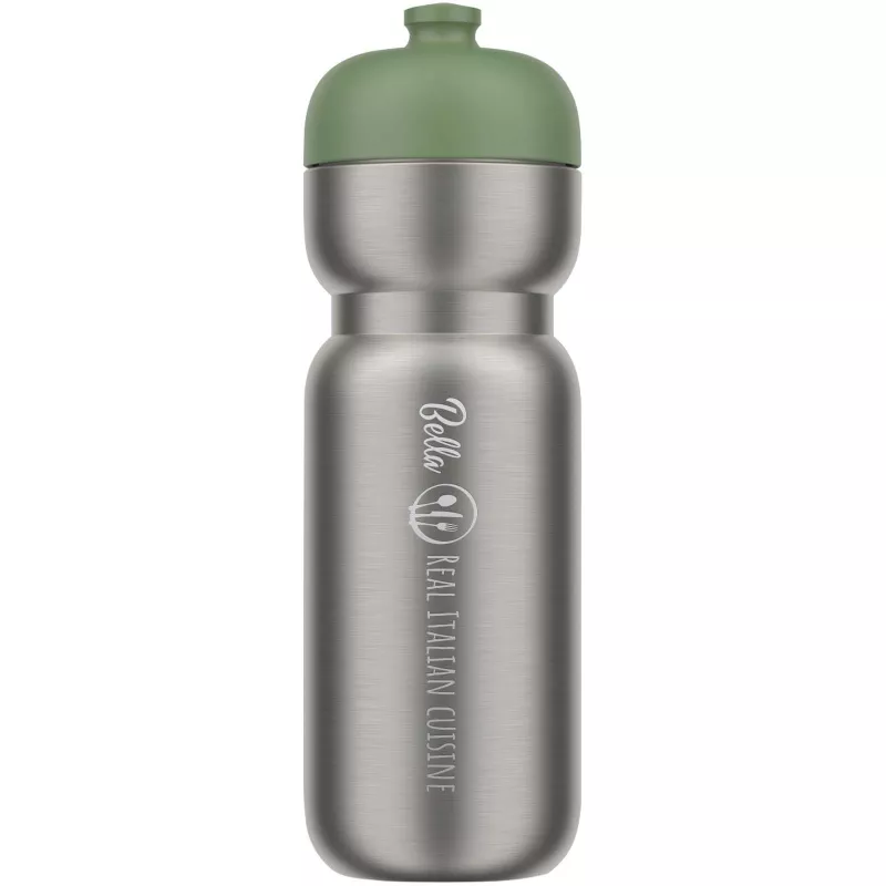 Mepal Pull butelka sportowa ze stali nierdzewnej o pojemności 800 ml - Zielony mech (10091164)
