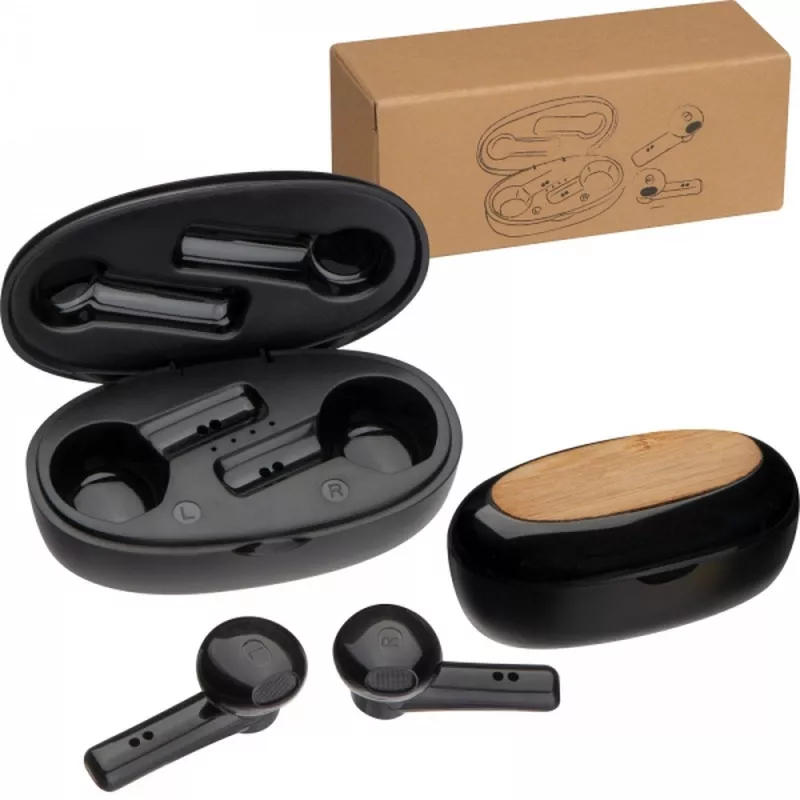 Słuchawki douszne bluetooth TAYLOR - czarny (3320903)