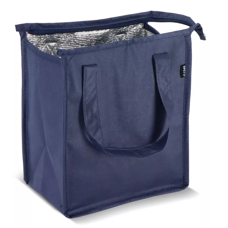 R-PET Torba chłodząca z włókniny 23 x 15 x 27,5 cm 75g/m² - ciemnoniebieski (LT95392-N0010)